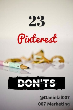 There is a list of things that Pinterest does not allow to be pinned